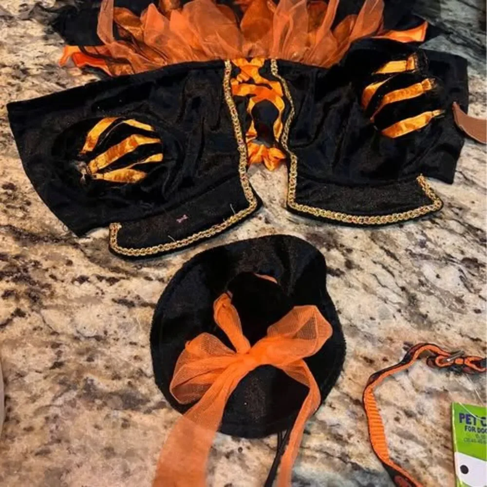 🐶🎃 SMALL DOG HALLOWEEN COSTUME BUNDLE – 3 COSTUMES + NEW COLLAR 🎃🐶